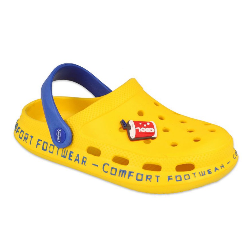 Befado ostale dječje cipele - žute 159Y100 plava zlatna