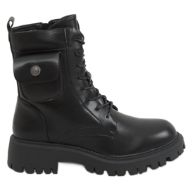 Crni Radnici s džepom JJ06P Crni crna