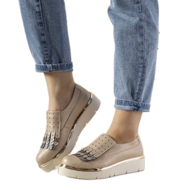 Klizne srebrne cipele s GF-FD9 vijcima zlatna