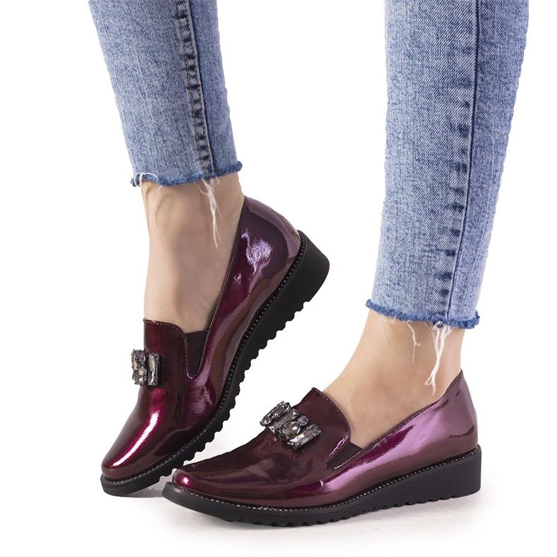 Maroon slip on GF-FD9 klinovi crvena