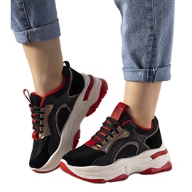 Crne tenisice s holografskim umetcima Freedom crna