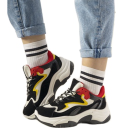 PA1 Crne tenisice na visokom potplatu Monica crno