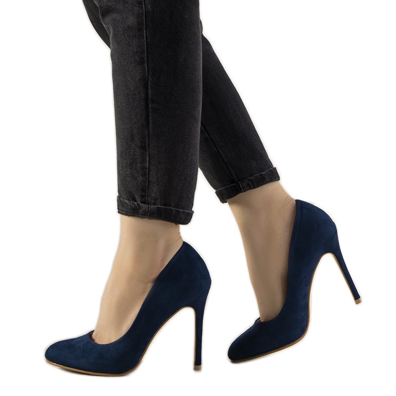 Tamnoplave pumpe na Dermeno peti plava