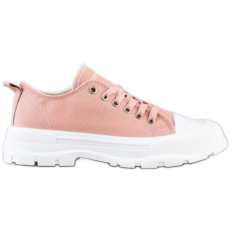 Goodin Tenisice na platformi ružičasta