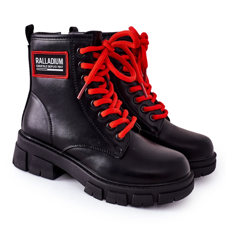 S.Barski Dječje crne tople čizme Fincastle crno crno