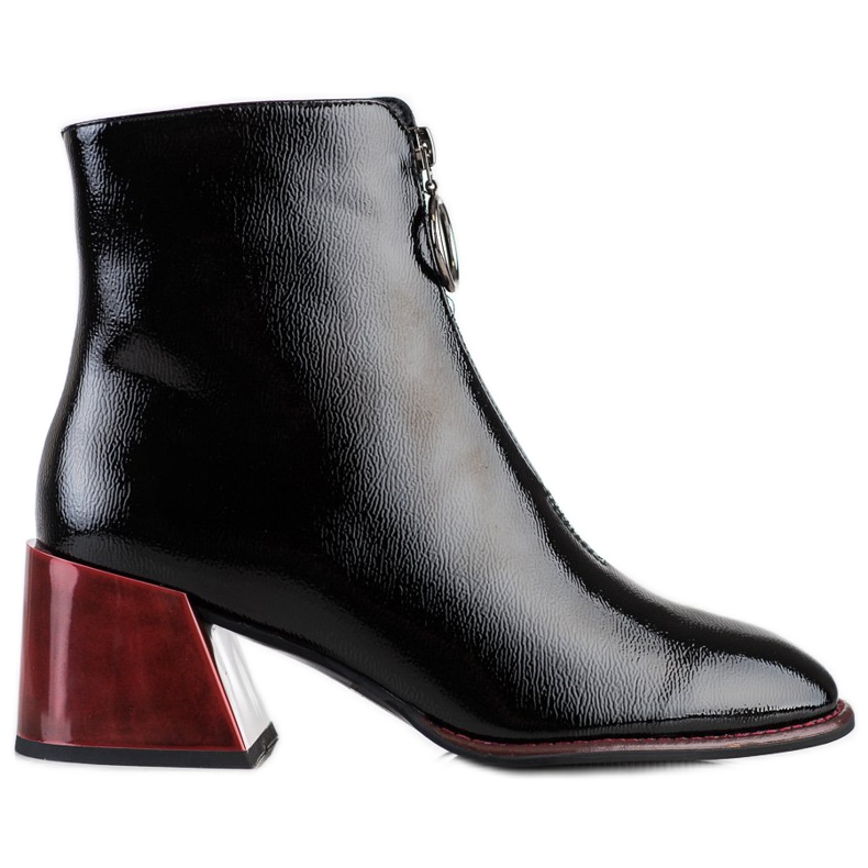 Filippo Elegantne čizme s patentnim zatvaračem crno