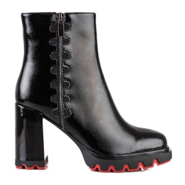 Filippo Modne čizme na visoku petu crna