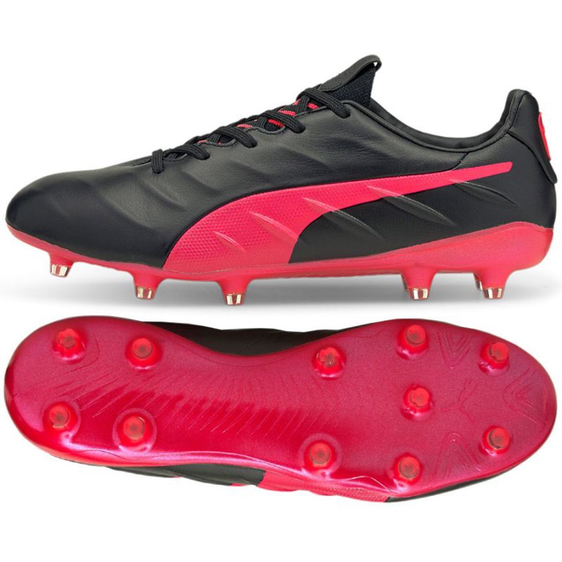 Kopačke za nogomet Puma King Platinum 21 FG / AG M 106478 02 crno crno