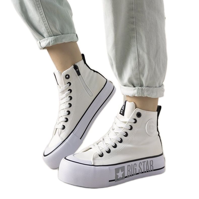 Ženske bijele tenisice Big Star iz Balvina bijela