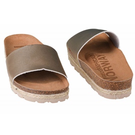 Geographical Norway Geografska Norveška Sandalias Baja Verano japanke W GNW20406-27 zlatni