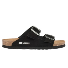 Geographical Norway Geografska Norveška Sandalias Bios Doble Hebilla japanke W GNW20409-01 crno