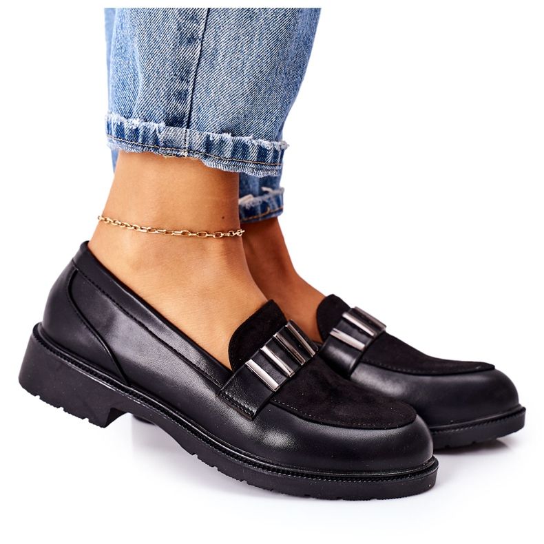 S.Barski Ženske crne cipele iz Montiusa crno