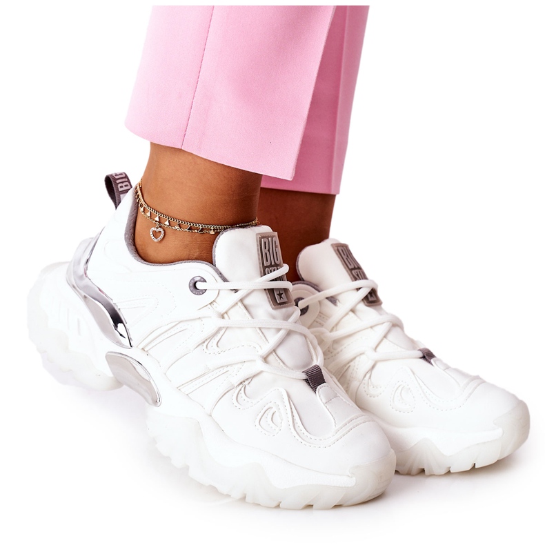 Ženske sportske cipele Memory Foam Big Star II274088 Bijele bijela