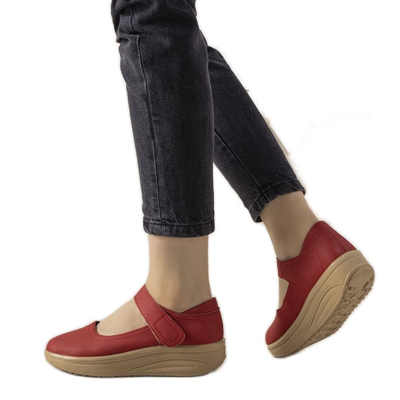 Crvene cipele na debelom potplatu Lumen crvena