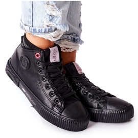 Ženske tenisice Cross Jeans High Black II2R4021 crna