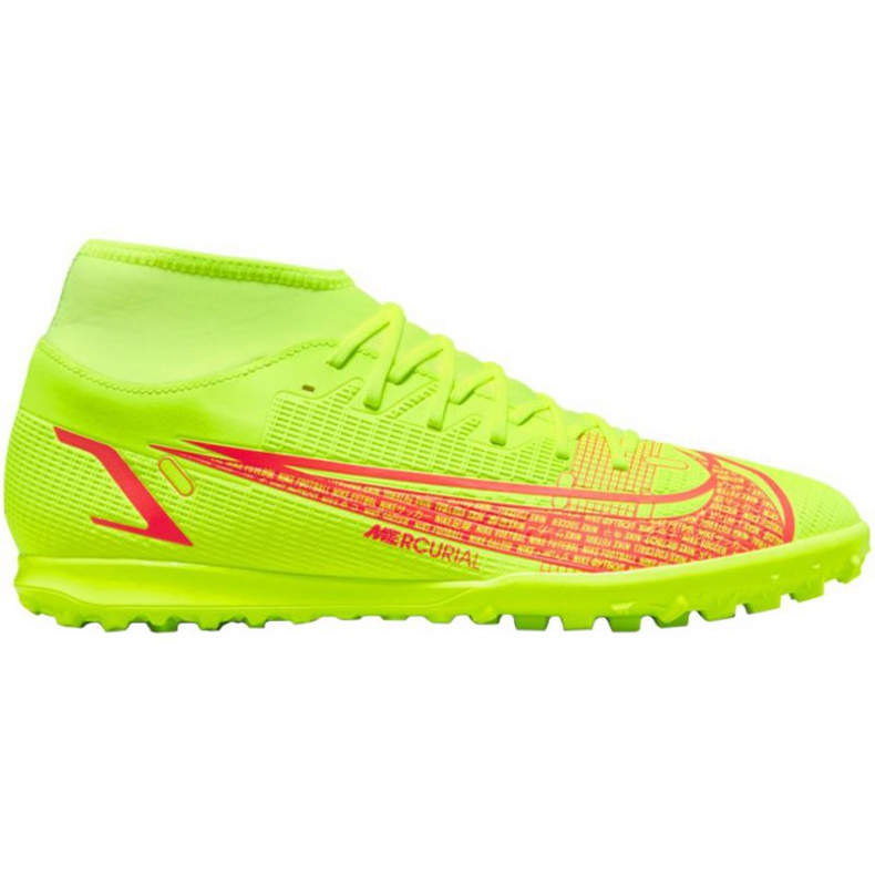 Nike Mercurial Superfly 8 Club Tf M CV0955 760 nogometne cipele žuta boja žuti