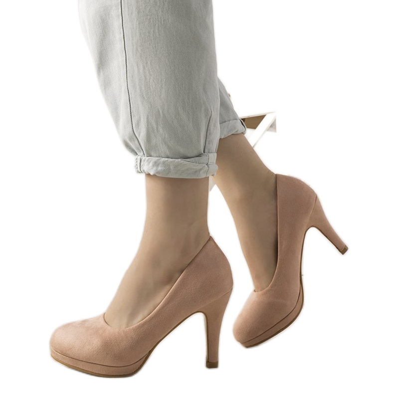 Ružičaste pumpe na štikli Marino ružičasta