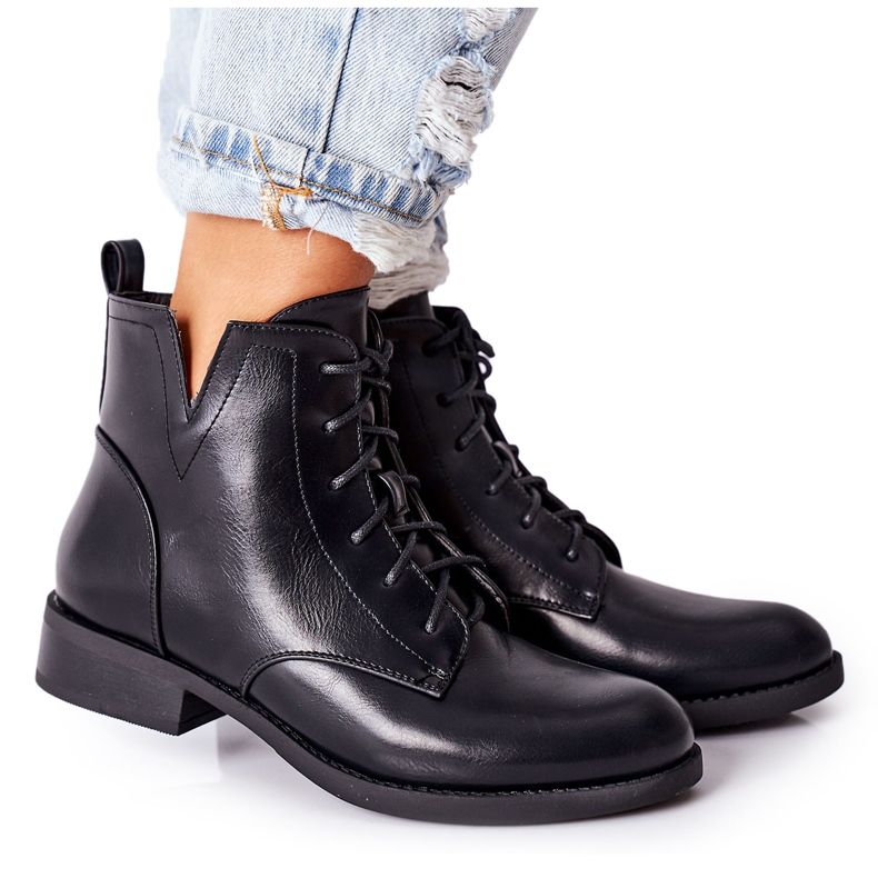 S.Barski Klasične ženske čizme Jodhpur S. Barski Bello crno