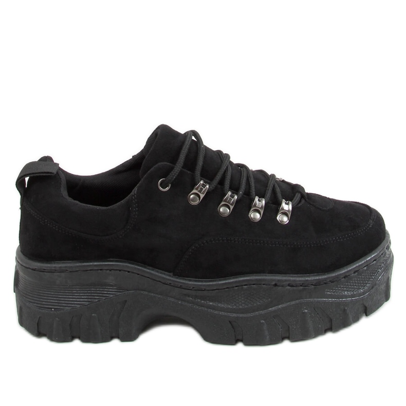 Crne 6290 Crne sportske cipele s visokim potplatom crno