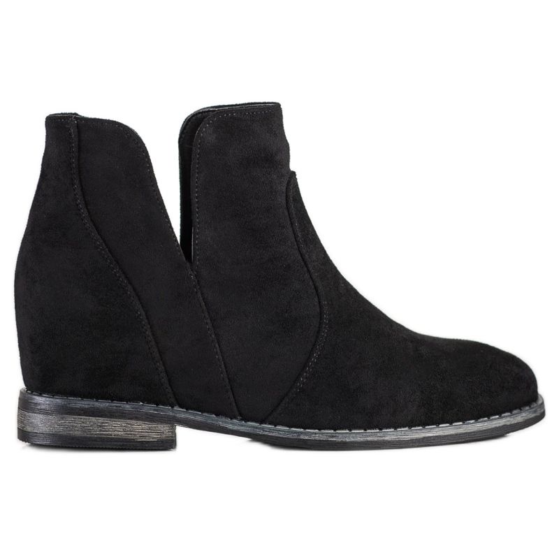 S. BARSKI Kaubojske čizme na Koturnie S.BARSKI crno