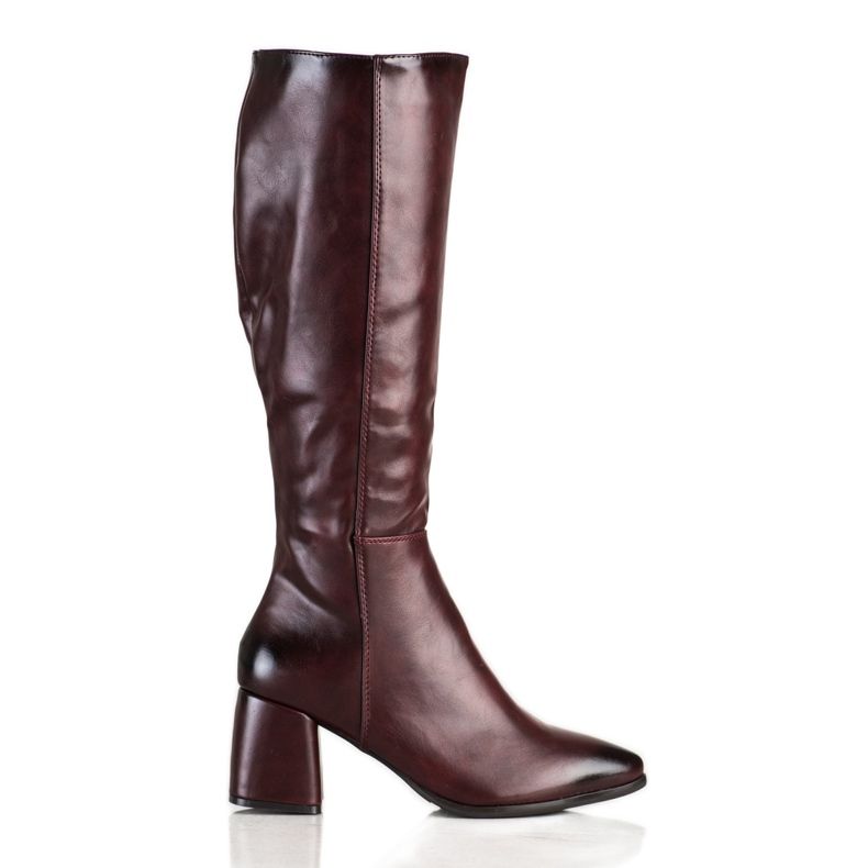 M.Daszyński Tople čizme u špicu crvena