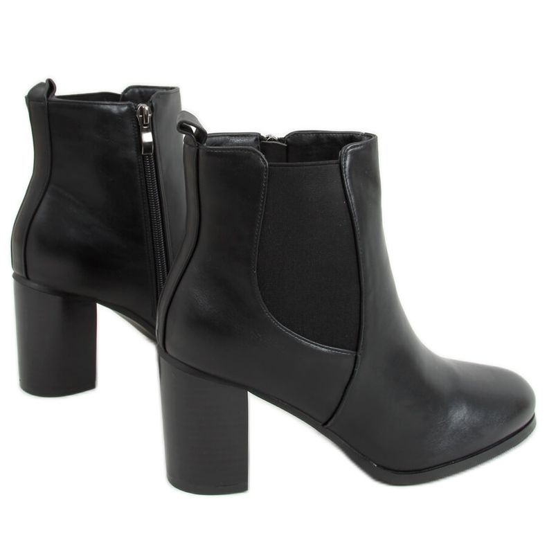 Klasične crne visoke potpetice 8998-33 Crna crno