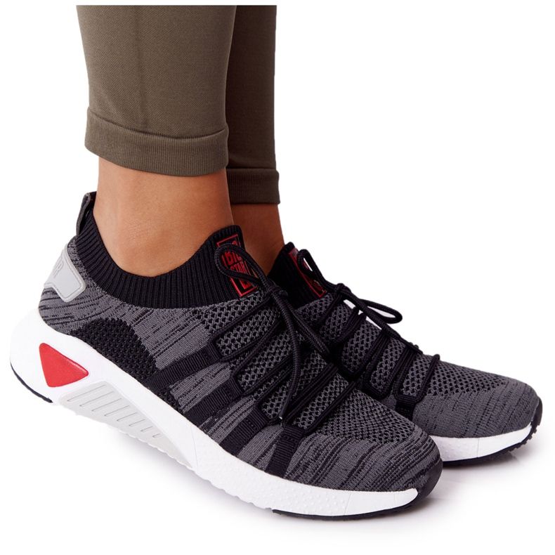 Big Star Ženske sportske cipele Memorija pjena Velika zvijezda HH274532 Tamno siva