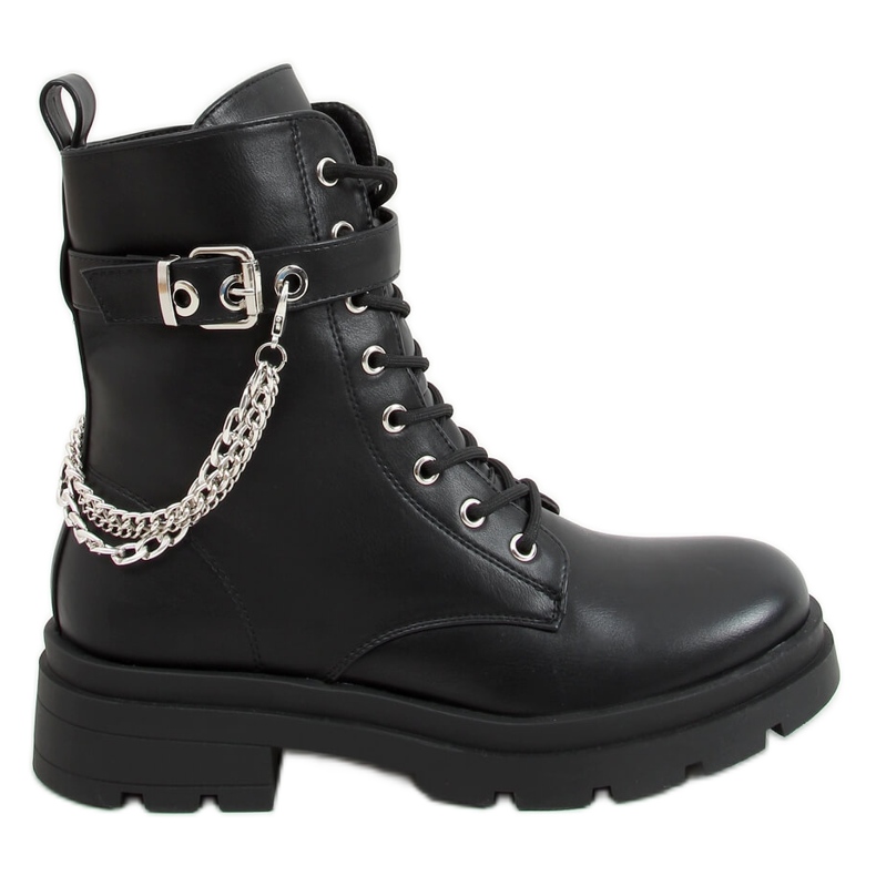 Crni Radnici s lancima RQ381 Crni crno