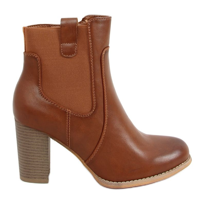 Smeđe štikle 3654 Camel smeđa