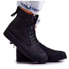 Ženske visoke tenisice Big Star II274096 Crne crna