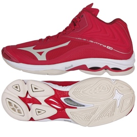 Mizuno Wave Lightning Z6 Mid W V1GC200564 cipele za odbojku crvena narančaste i crvene
