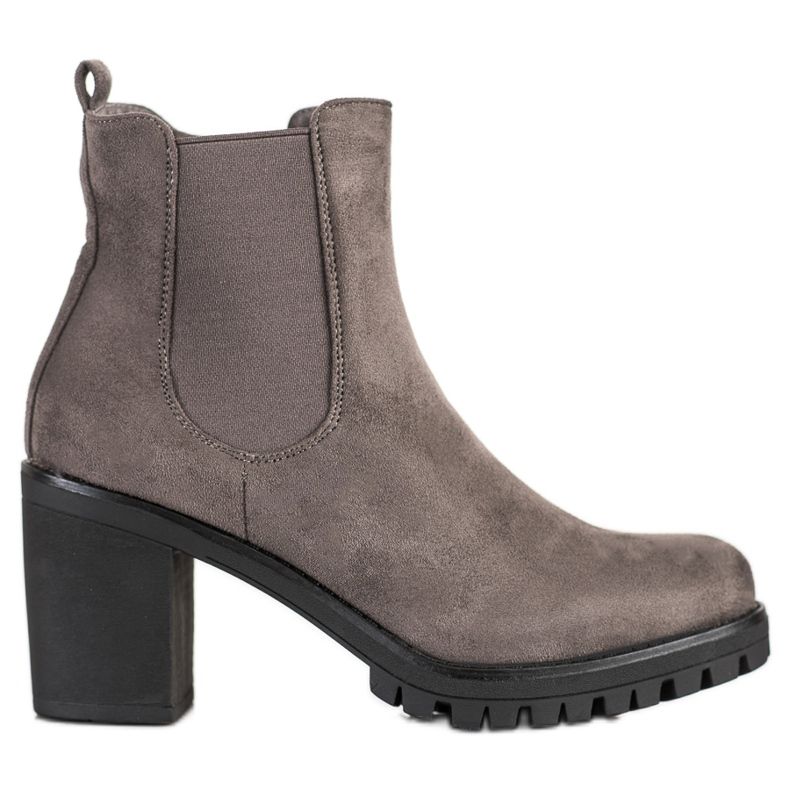 Seastar Klasične čizme s visokim potpeticama siva