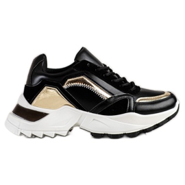 SHELOVET Elegantne tenisice crna