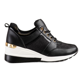 Diamantique Crne tenisice na klin crna