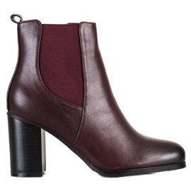 Renda Klasične bordo čizme na post klaret