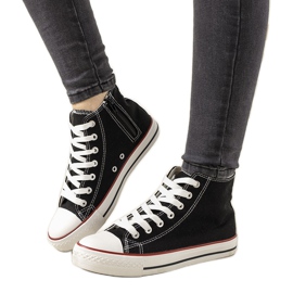 Crne Mediana tenisice do gležnja crna