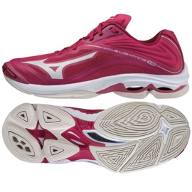 Mizuno Wave Lightning Z6 Low W V1GC200064 cipele za odbojku crvena narančaste i crvene