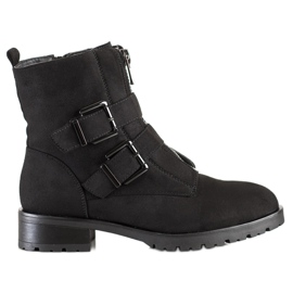 Cm Paris Radnici od antilopa sa kopčama crna