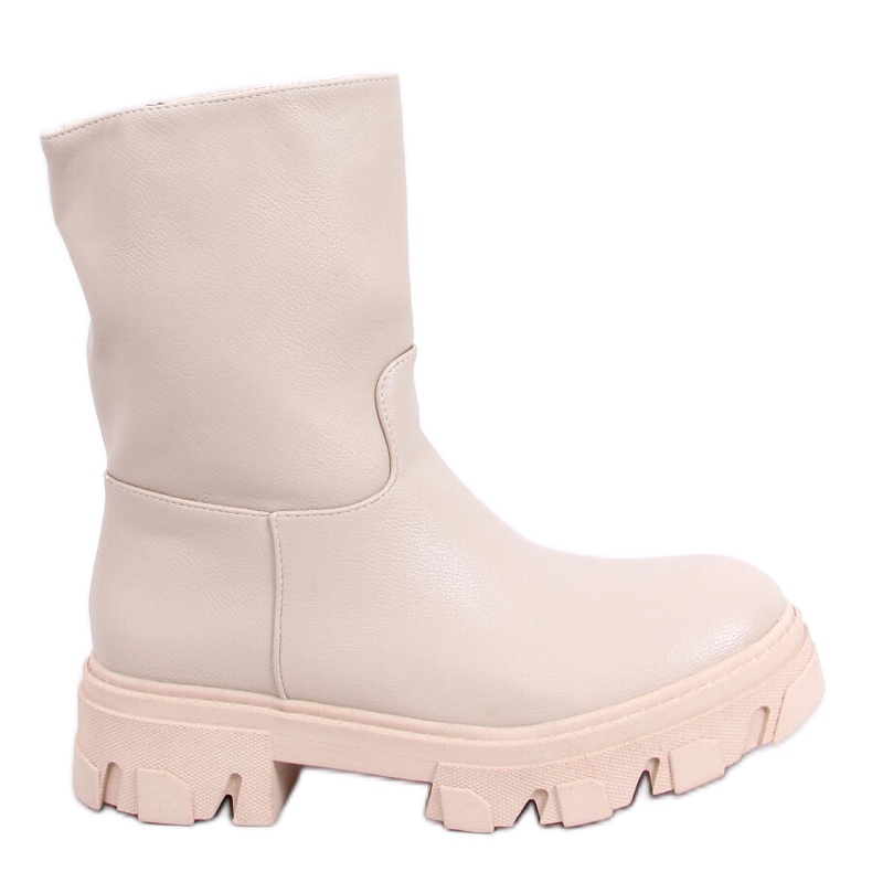 Crne čizme s ravnim gornjim dijelom QT29P CRNA (deva) crno