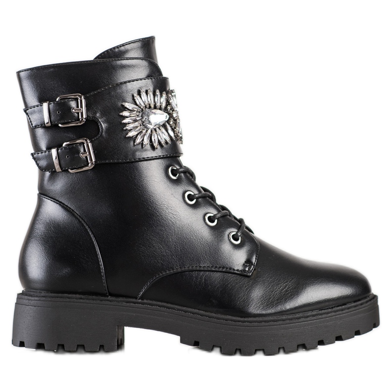 Bestelle Elegantni radnici s kristalima crno