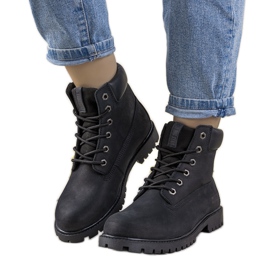 Crne ženske ženske planinarske čizme Big Star Amitee crna