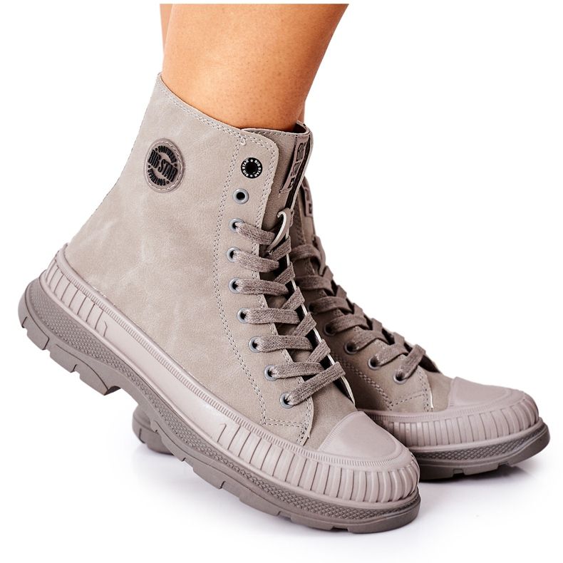 Ženske planinarske čizme Big Star II274350 Siva