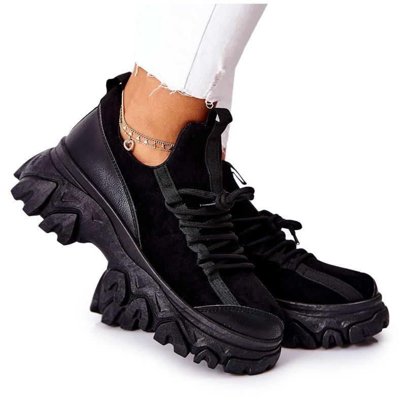 PS1 Ženske sportske cipele Tenisice Black Miles crno