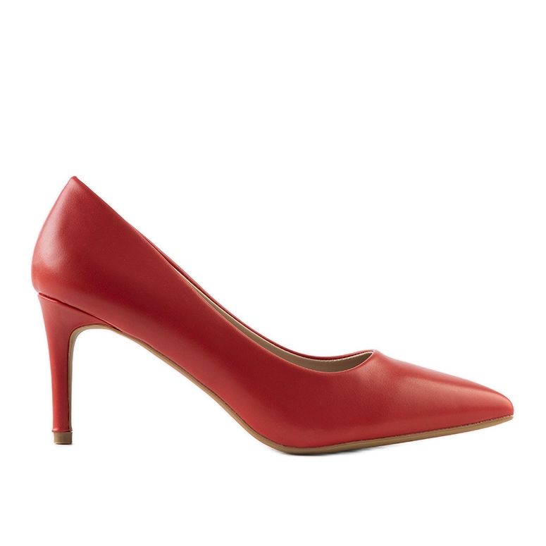 Crvene klasične pumpe na štikli Isla stiletto crvena