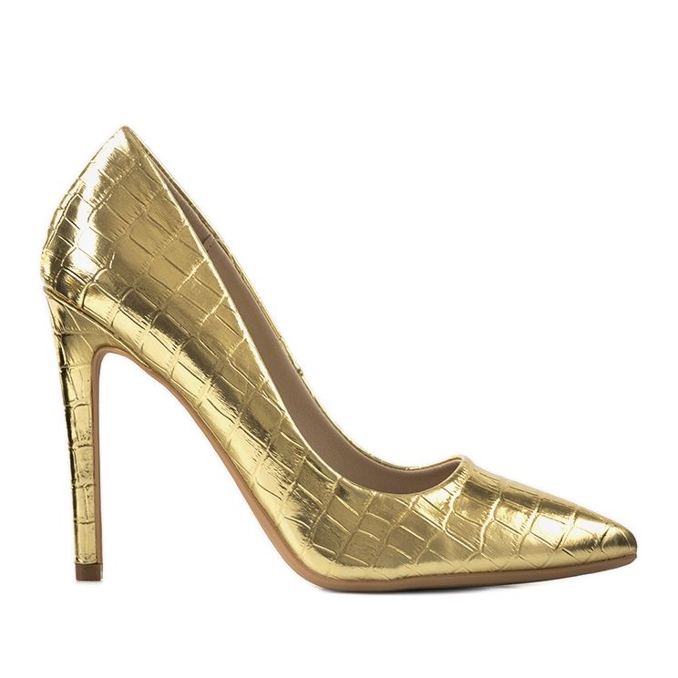Zlatne pumpe na potpetici Thrower pete zlatna