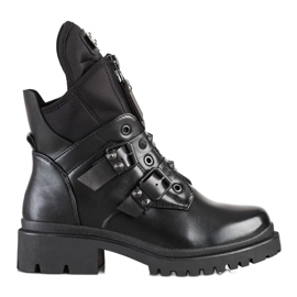 Diamantique Modni radnici s crnim kopčama crna