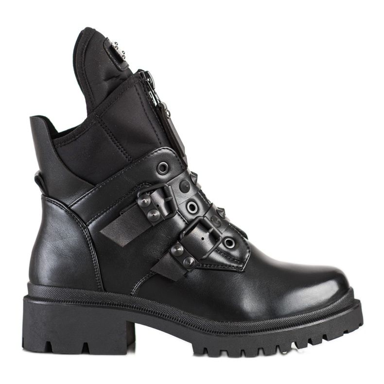 Diamantique Modni radnici s crnim kopčama crno