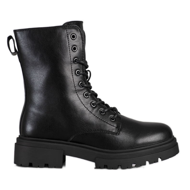 Evento Tople čizme s eko kožom crno