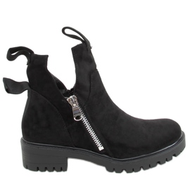 Crne čizme izrezane izrezane SP150 Crne crna