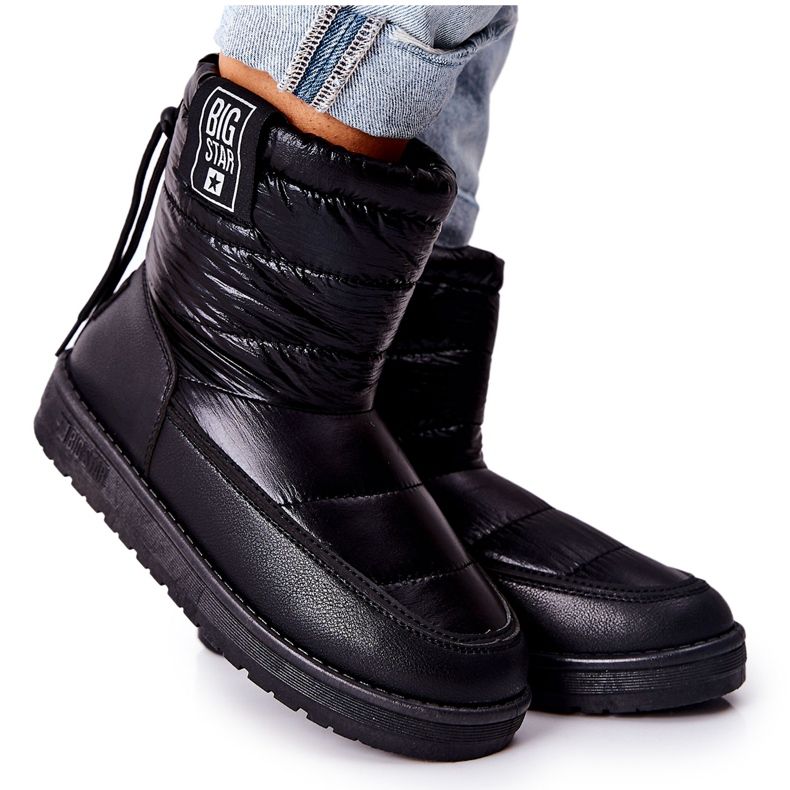 Ženske čizme za snijeg Big Star II274120 Crne crno